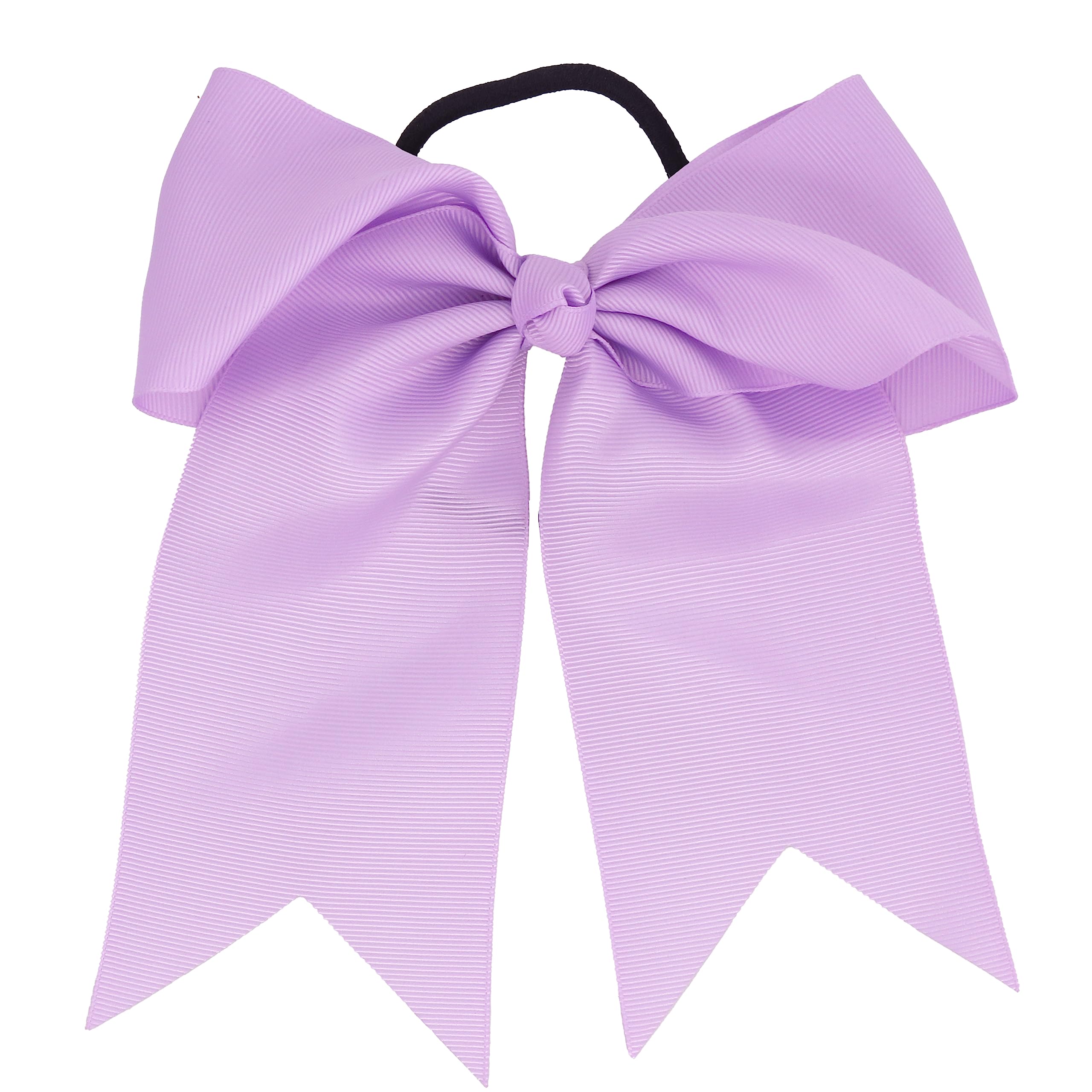 Motique Accessories lavender jumbo bow front view shows full shape and charm