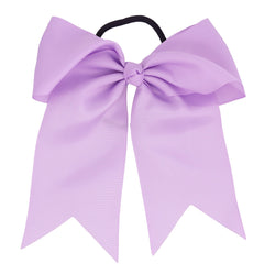 Motique Accessories lavender jumbo bow front view shows full shape and charm