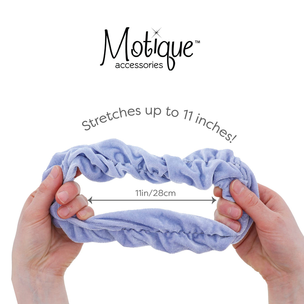 Motique Accessories scrunchie packaged as a gift in a lifestyle setting for stylish present