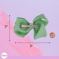 Motique Accessories bow worn by child demonstrating pretty style and everyday wearability