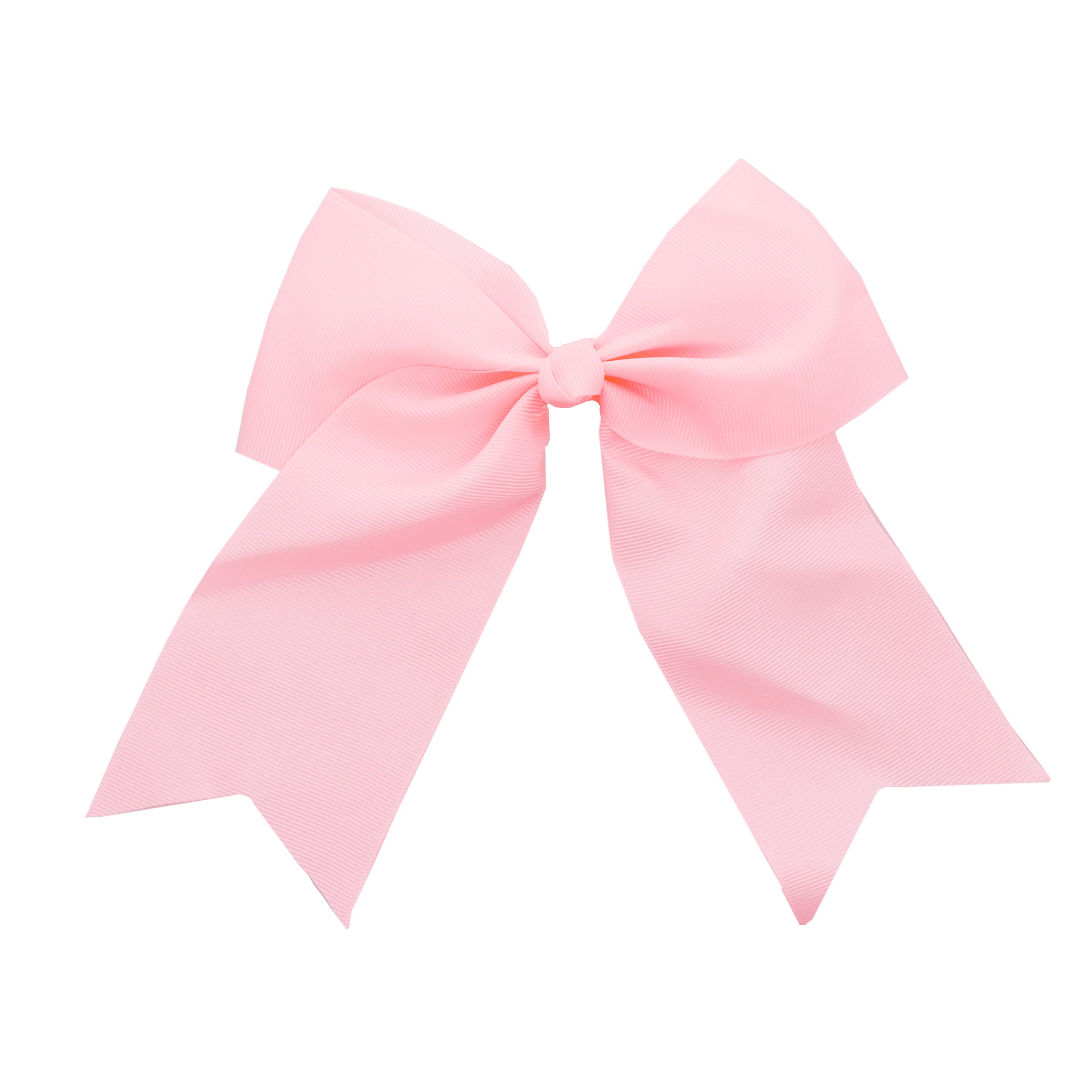 Motique Accessories light pink bow front view showing shape and tails benefit: instant outfit upgrade