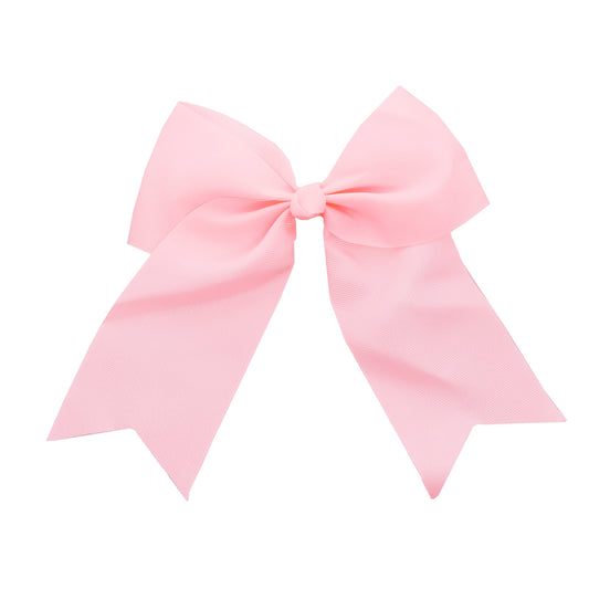 Motique Accessories light pink bow front view showing shape and tails benefit: instant outfit upgrade