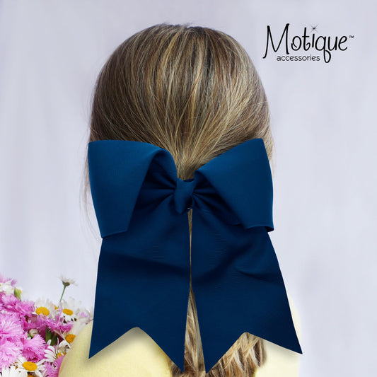 Motique Accessories back view with strong elastic hair tie for secure hold