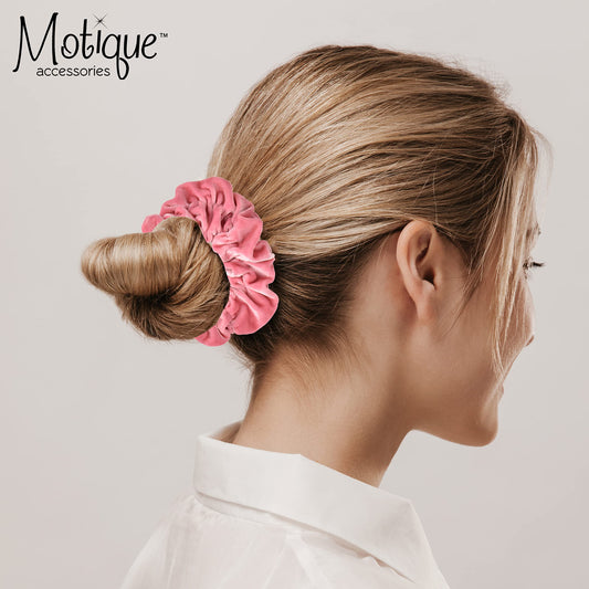 Motique Accessories velour close-up highlighting soft fabric and reduced friction benefit