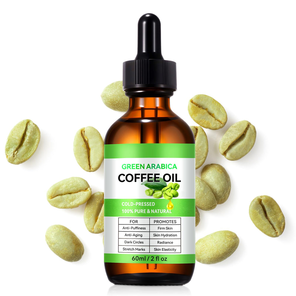 Moulis front bottle showing organic green coffee oil and clean branding for clarity