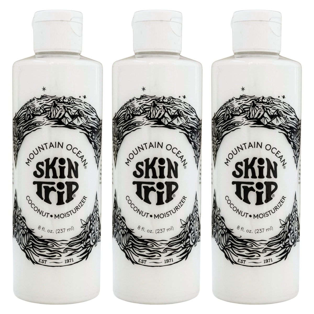 Mountain Ocean front packaging showing brand and tube benefits