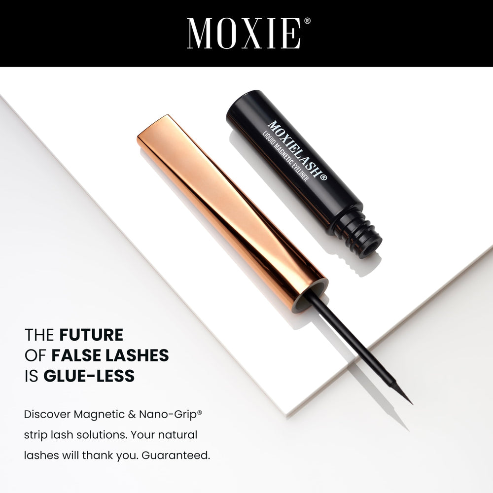 MoxieLash applicator tip closeup demonstrating smooth, pigmented glide