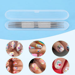 Mozeat Lens dotting tool held in hand showing 12.6cm length and comfortable control