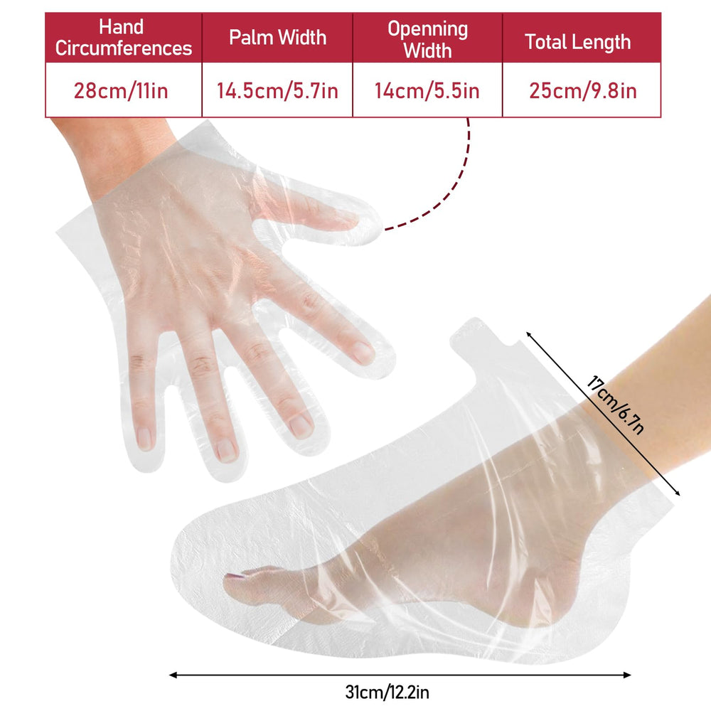 Mozeat Lens hand glove in use holding warmth and preventing wax drips during therapy