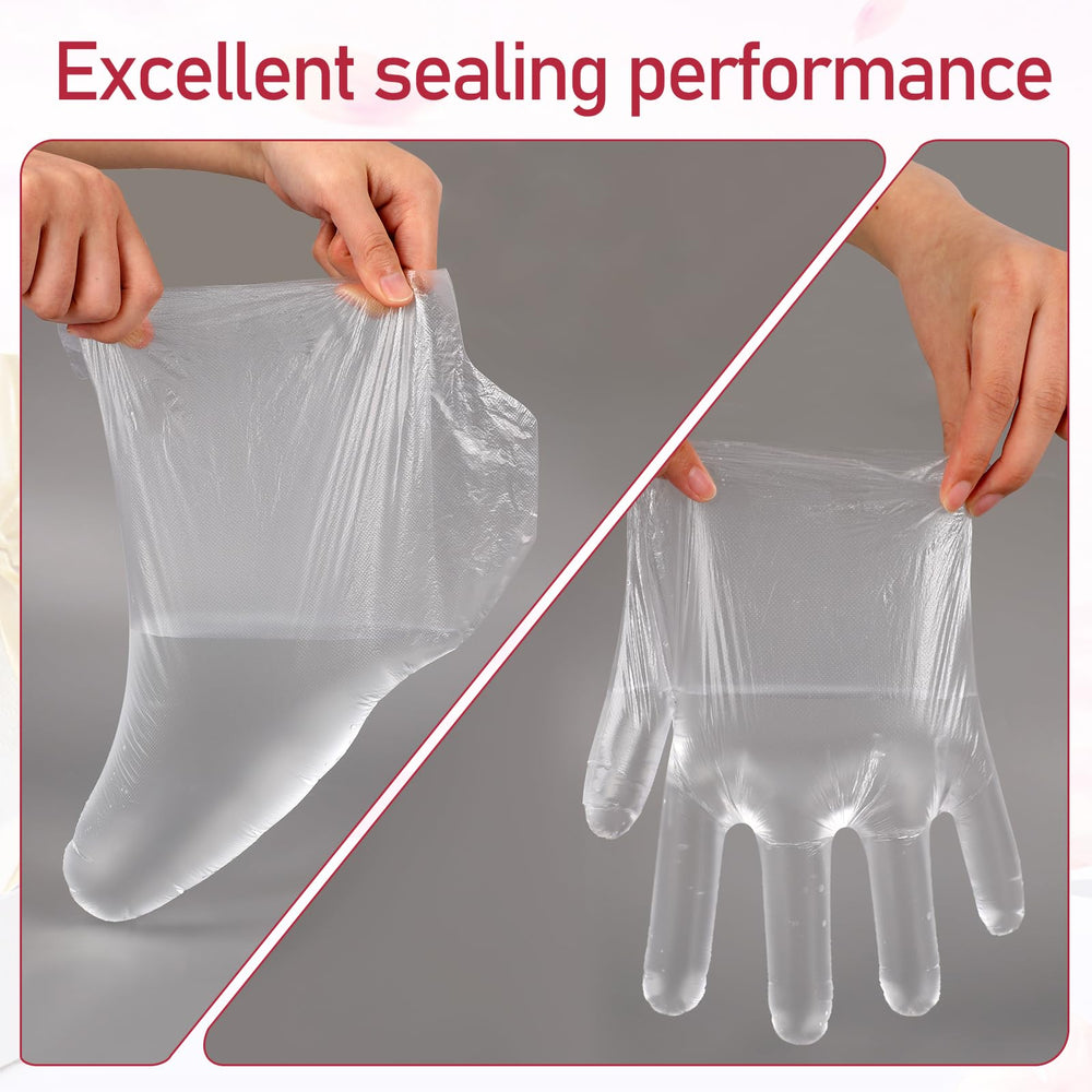 Mozeat Lens close-up of clear PE texture highlighting tear resistance and comfort