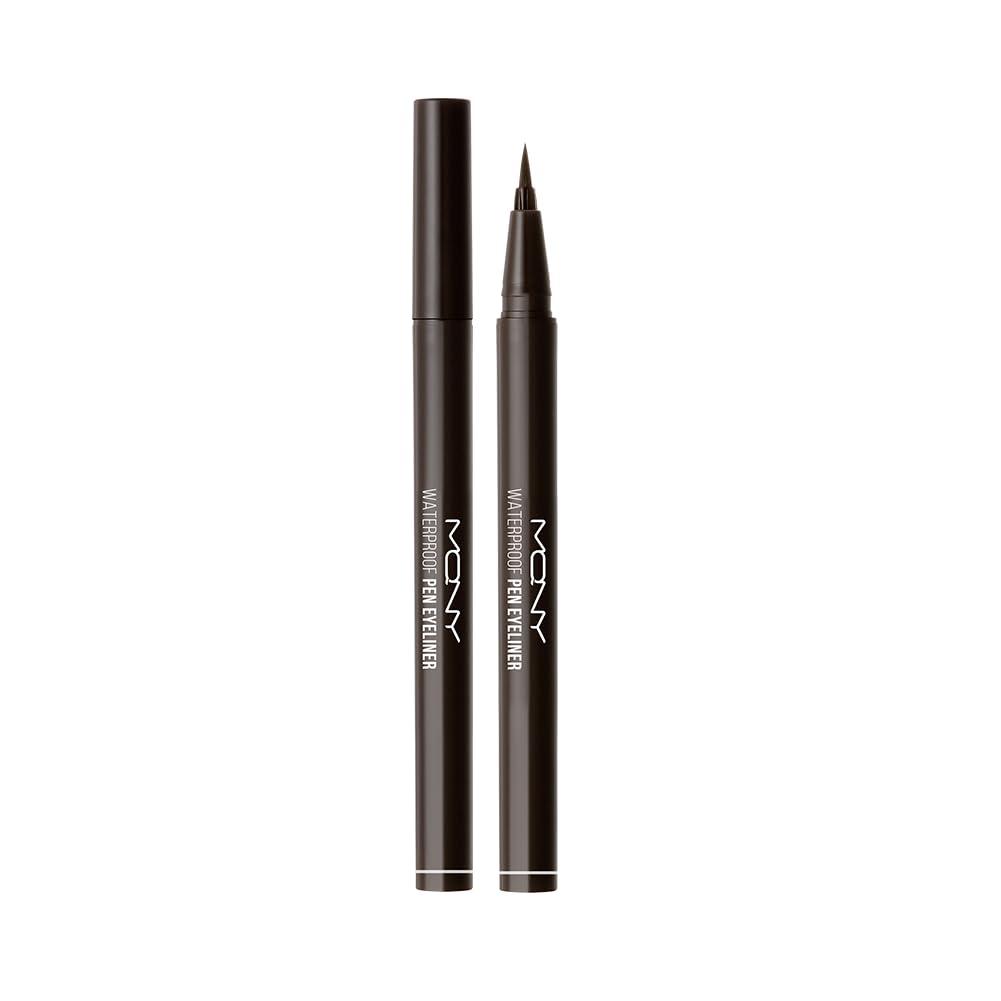 MQNY MACQUEEN front packaging showing Brown Black shade and product benefit