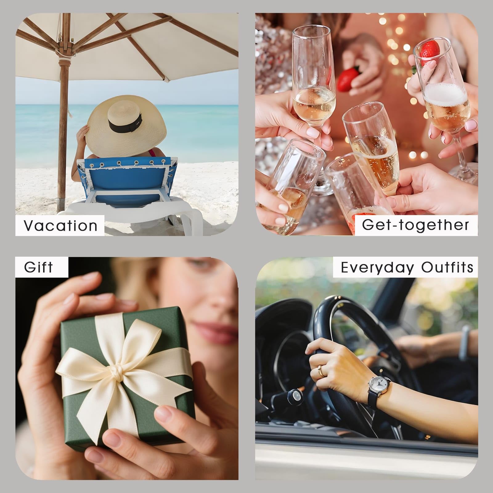 MqpQ lifestyle evening look with nails styled for parties and special events