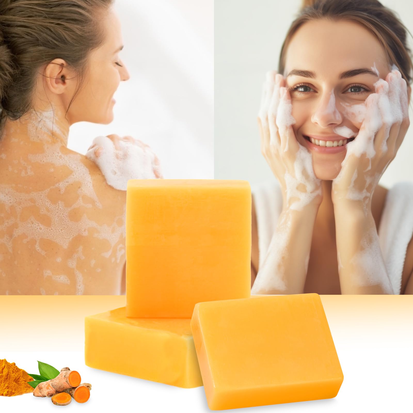 MR.A soap lather in hands demonstrating gentle deep-cleaning action