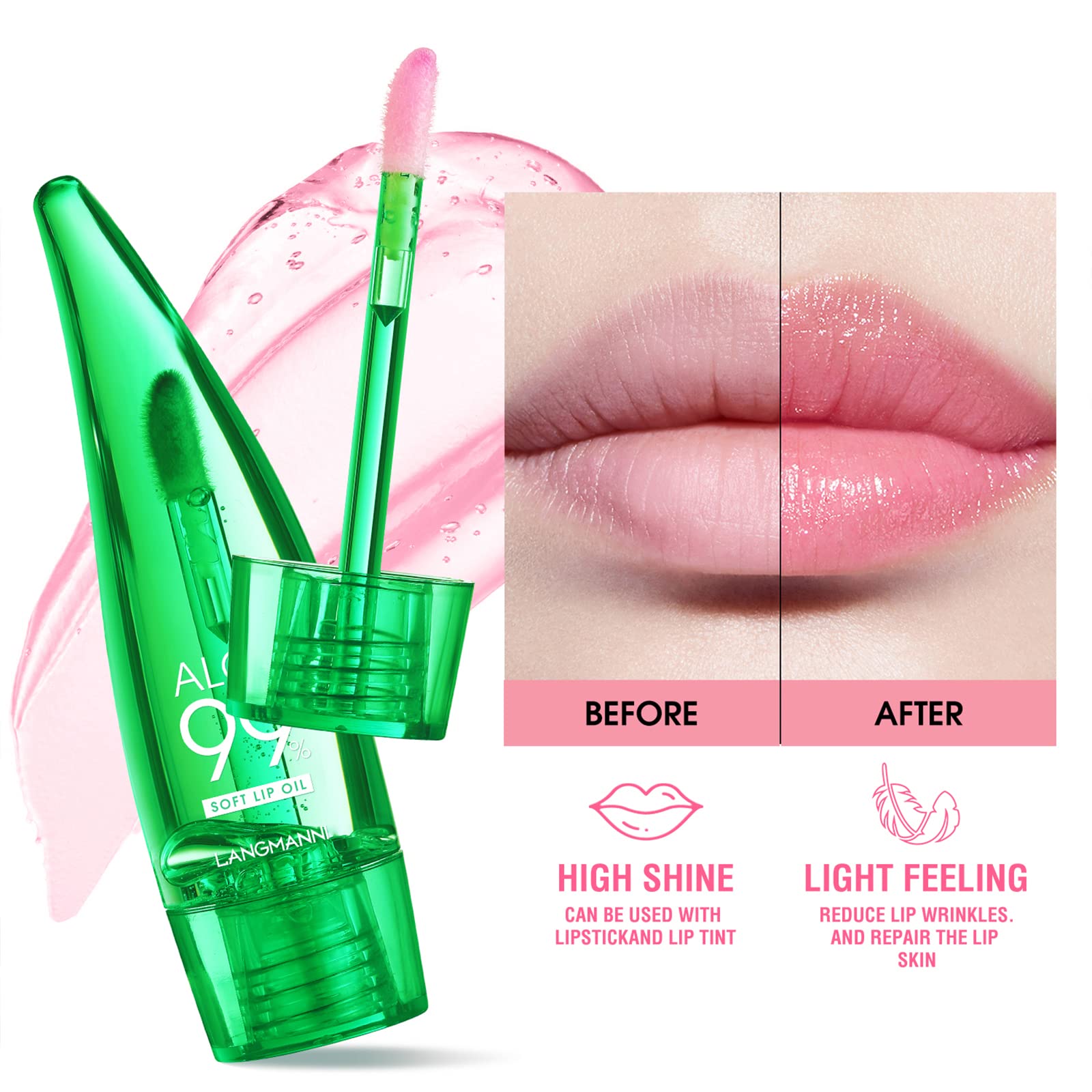 Mrettick close-up of soft silicone brush applicator for smooth even application