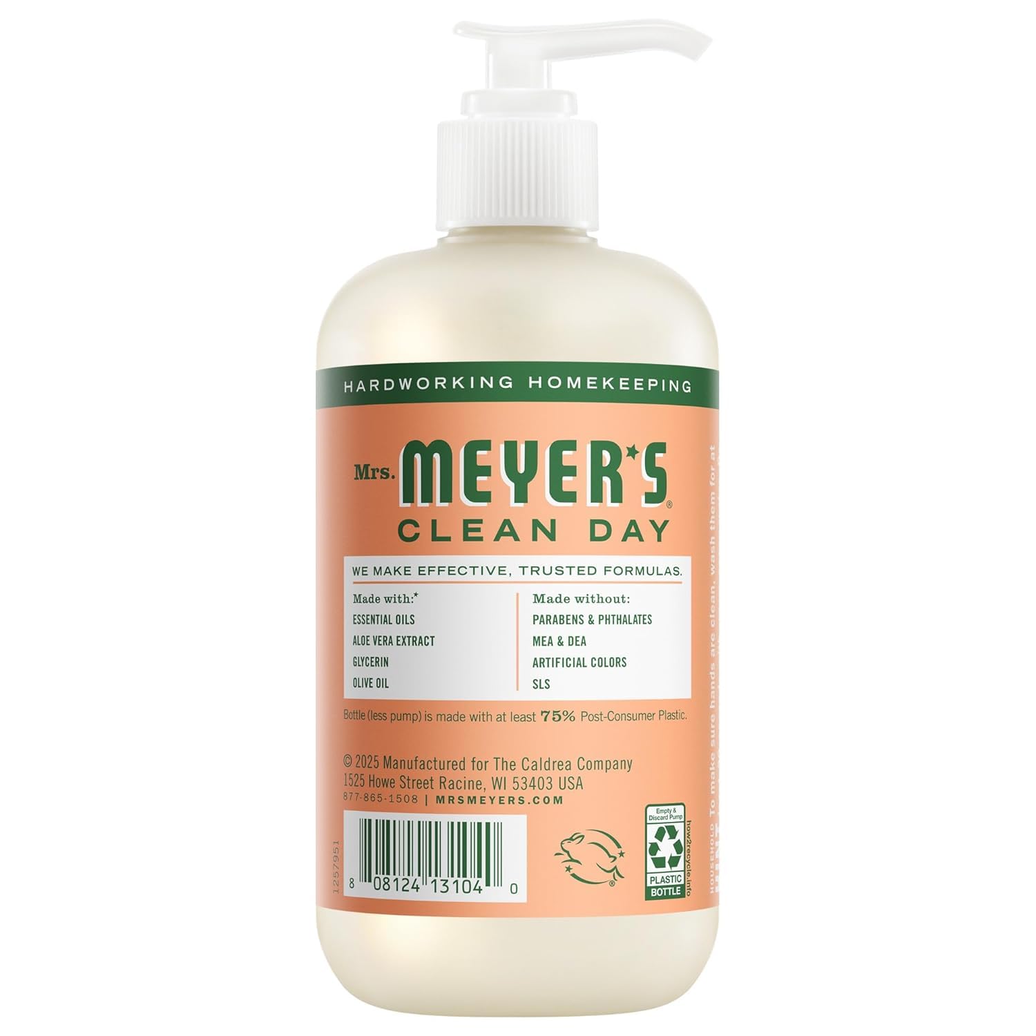 Mrs. MEYER'S bottle on a kitchen sink illustrating fresh kitchen scent