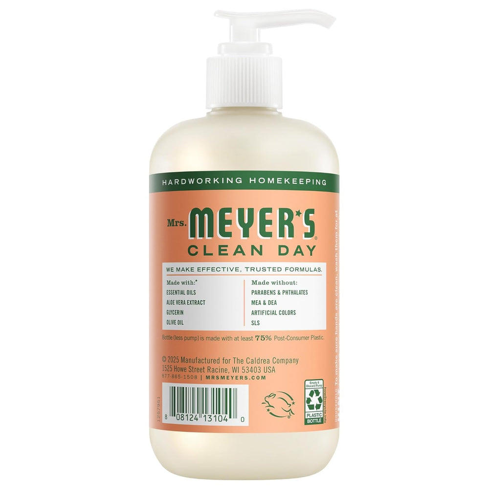 Mrs. MEYER'S bottle on a kitchen sink illustrating fresh kitchen scent