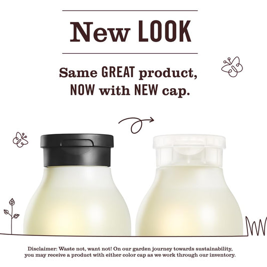 Mrs. MEYER'S close-up of product label highlighting ingredients and clarity