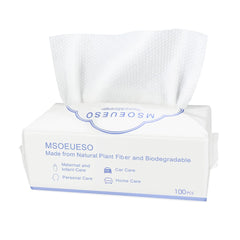 MSOEUESO baby face cleaning with towel emphasizing gentle safety benefit
