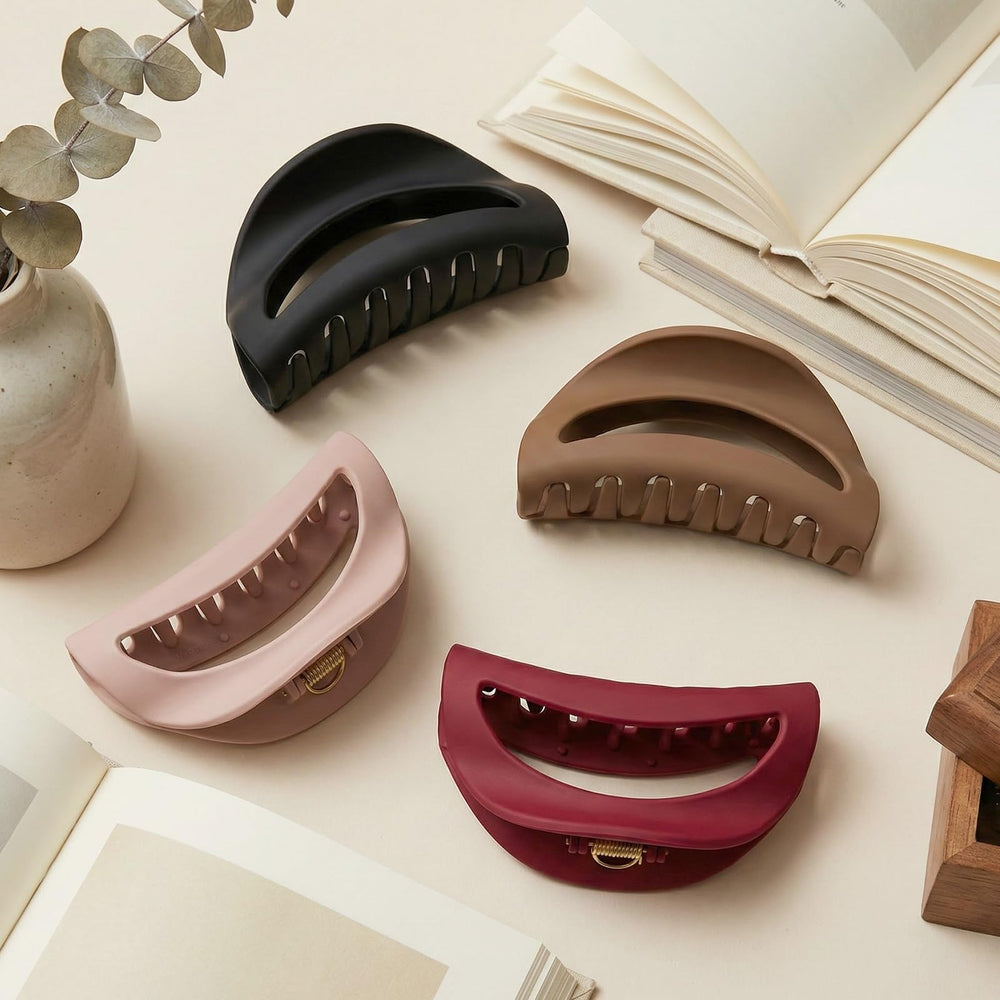 Mtiyoose clip securing a half-up hairstyle showing versatile styling benefit