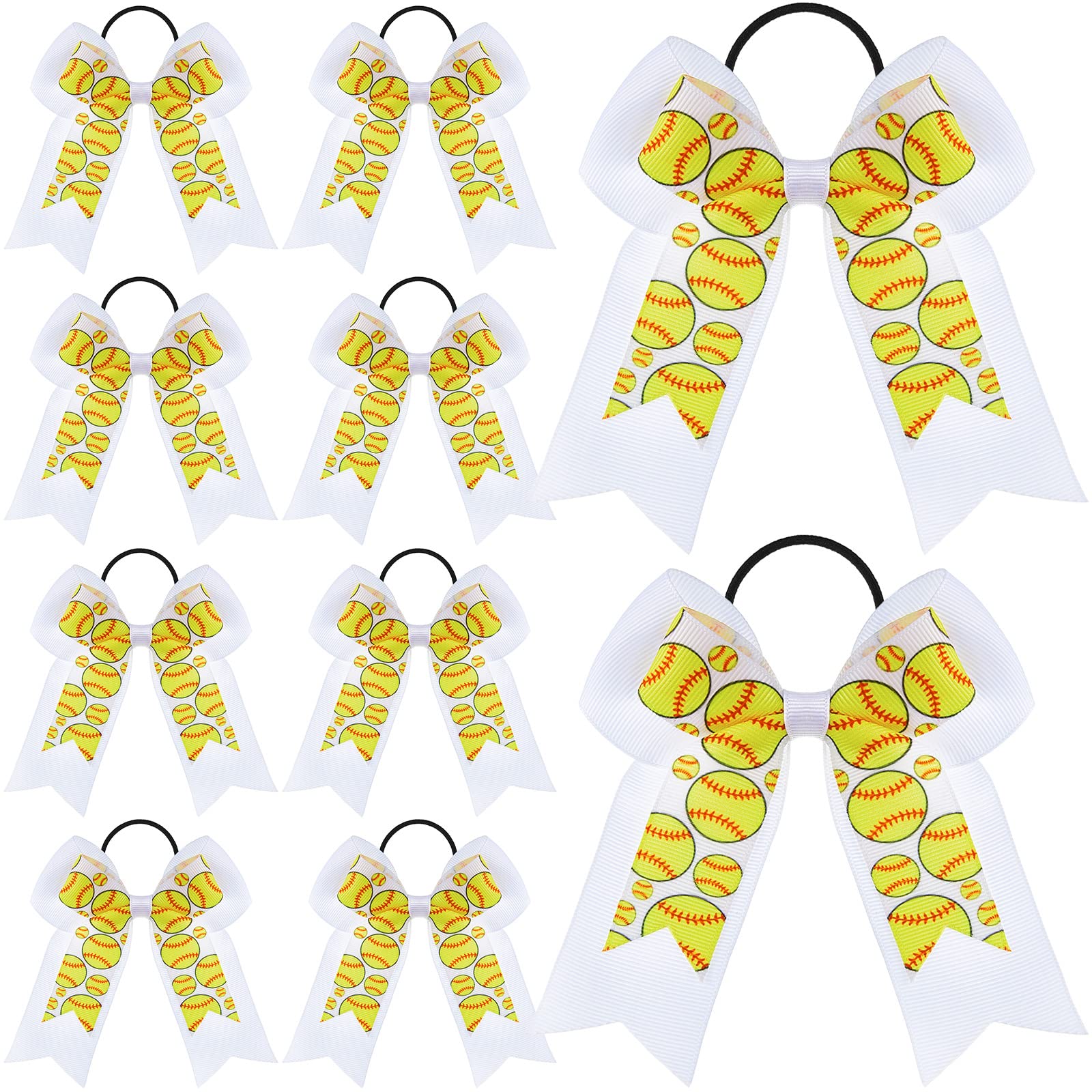 MTLEE front packaging showing 20 softball bows and team-ready quantity