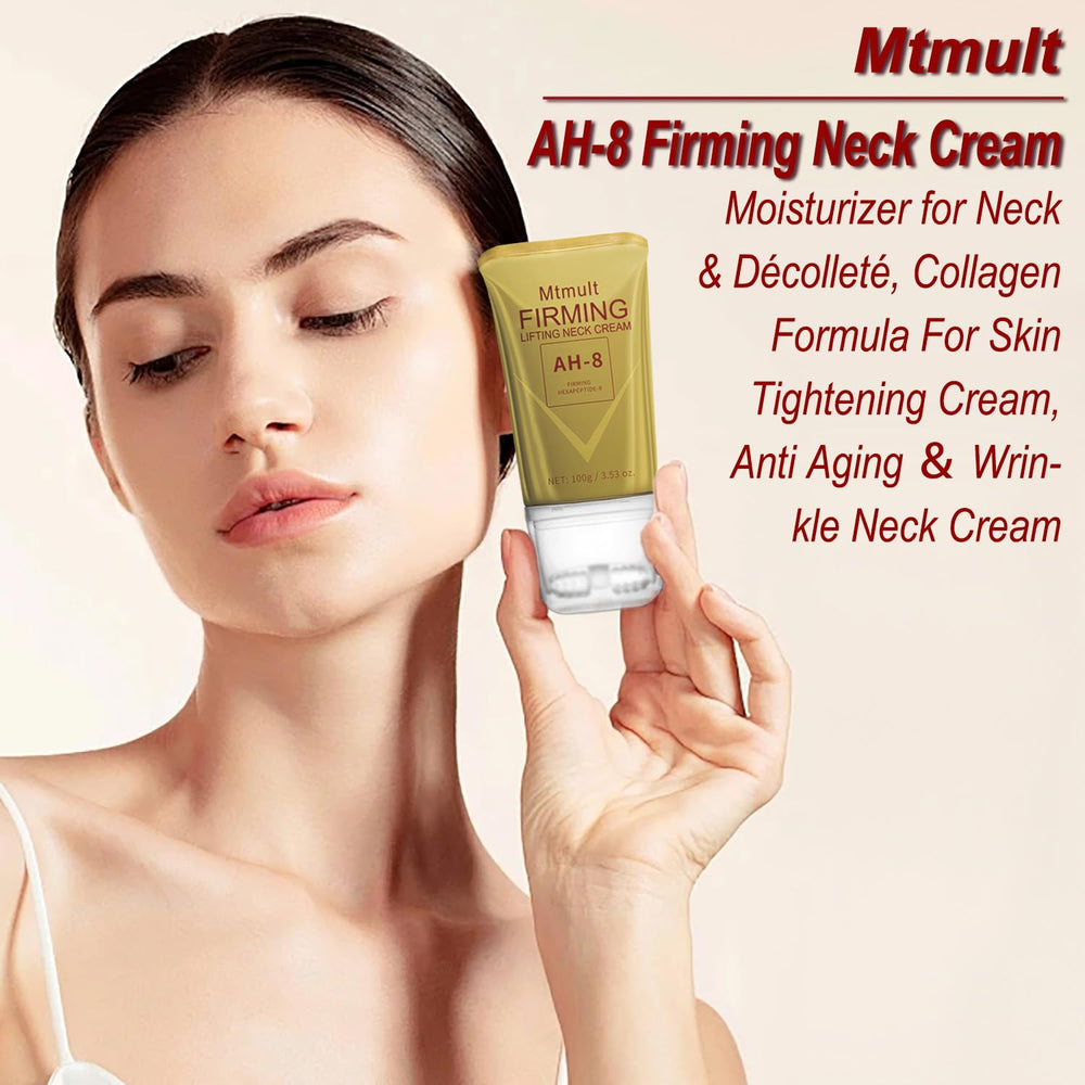 Mtmult AH-8 being applied to neck demonstrating lifting effect