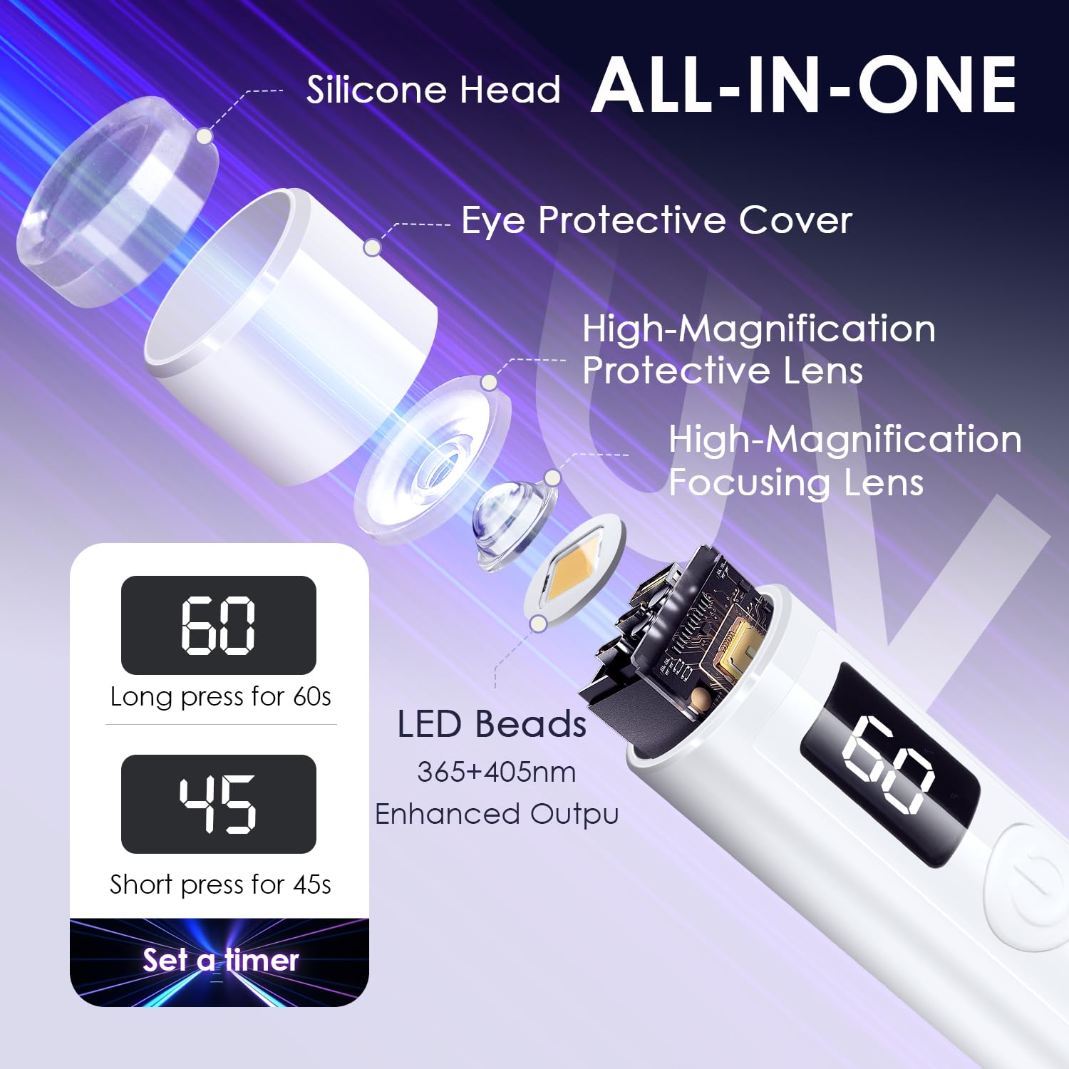 MUCOOS mini lamp USB charging port for convenient on-the-go power