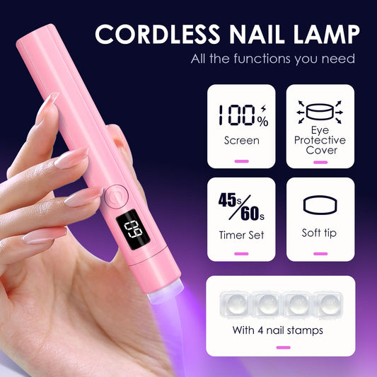 MUCOOS LED display close-up with timer and battery icons for clear status and control