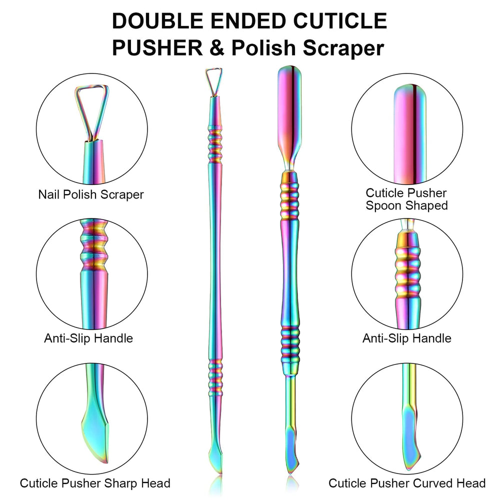 Mudder cuticle pusher and dead-skin remover demonstrating prep benefit