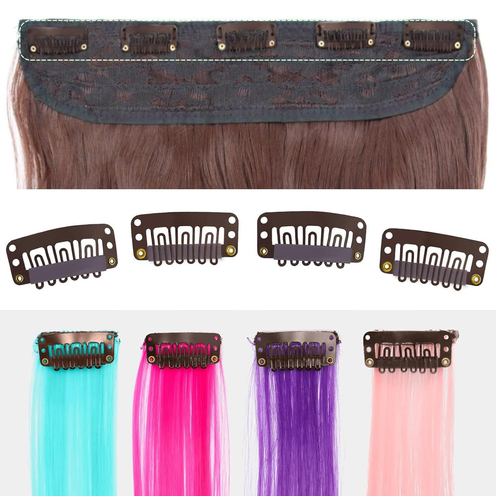 MUIIGOOD clip stitched to weft illustrating durable attachment