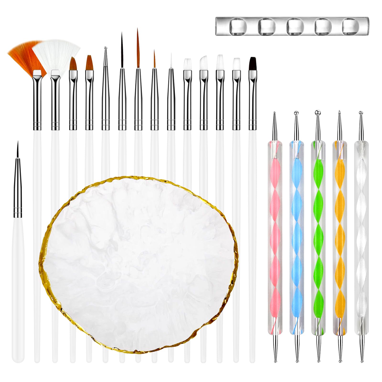 MUIIGOOD front packaging showing complete 22-piece kit and palette benefit display-ready