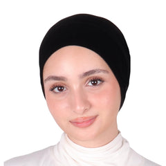 MuLanLegend Gripband front view showing smooth black fabric and fit benefit