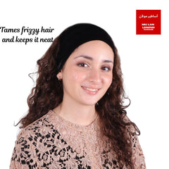 MuLanLegend worn under hijab demonstrating secure hold and comfort benefit