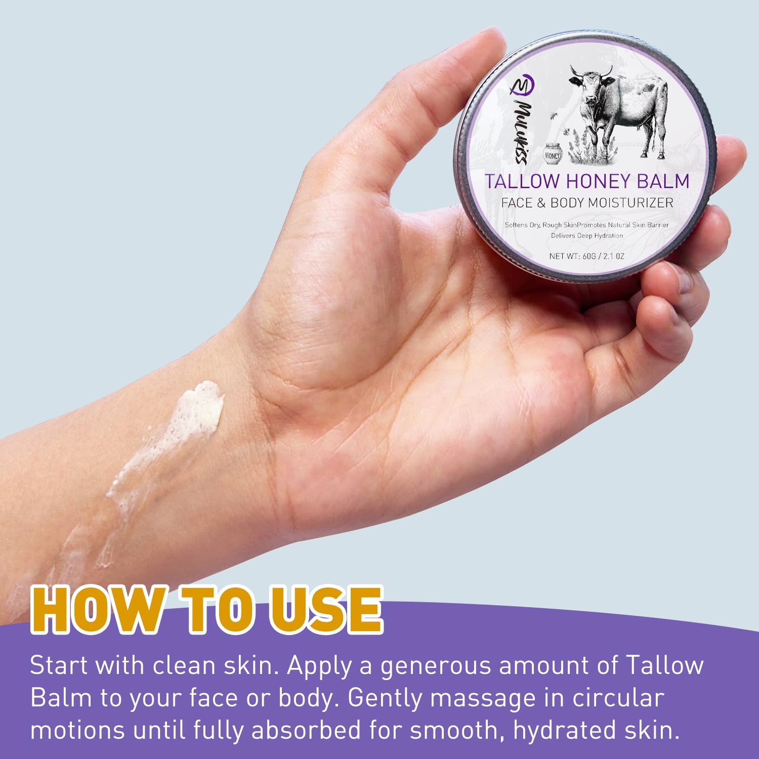 Mulukiss label close-up showing ingredient transparency and clean formulation benefits