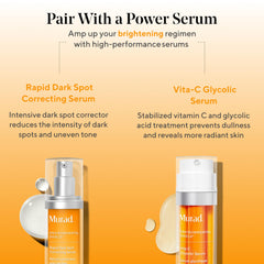 Murad lifestyle image of product outdoors showing pollution and blue light defense benefit