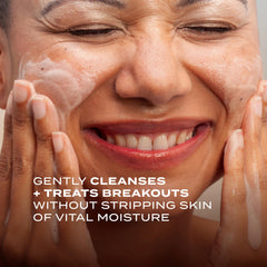 Murad creamy non-foaming texture close-up for gentle cleansing