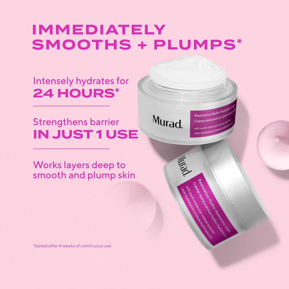 Murad cream texture close-up displaying smooth, hydrating cream