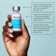 Murad bottle with dropper dispensed to demonstrate precise application