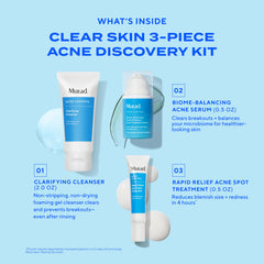 Murad exfoliant dropper highlighting mandelic and salicylic action