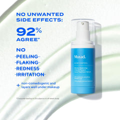 Murad ingredient graphic showcasing salicylic mandelic glutamic acids for balanced skin
