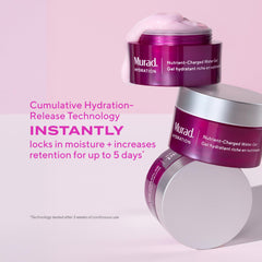 Murad ingredient label close-up listing vitamins, peptides and minerals
