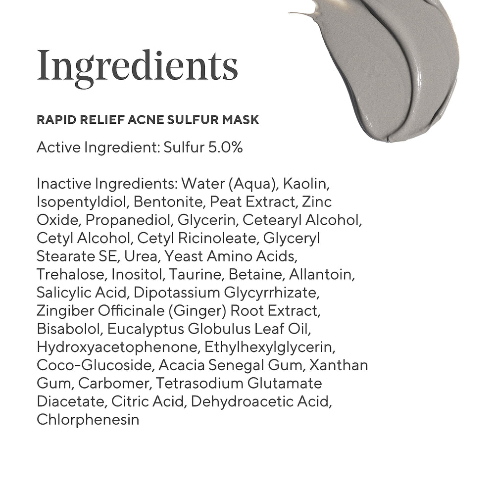 Murad ingredients flat lay featuring salicylic acid and kaolin, emphasizes pore-clearing action