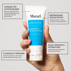 Murad ingredient label with Austrian peat and sulfur listed, shows ingredient transparency