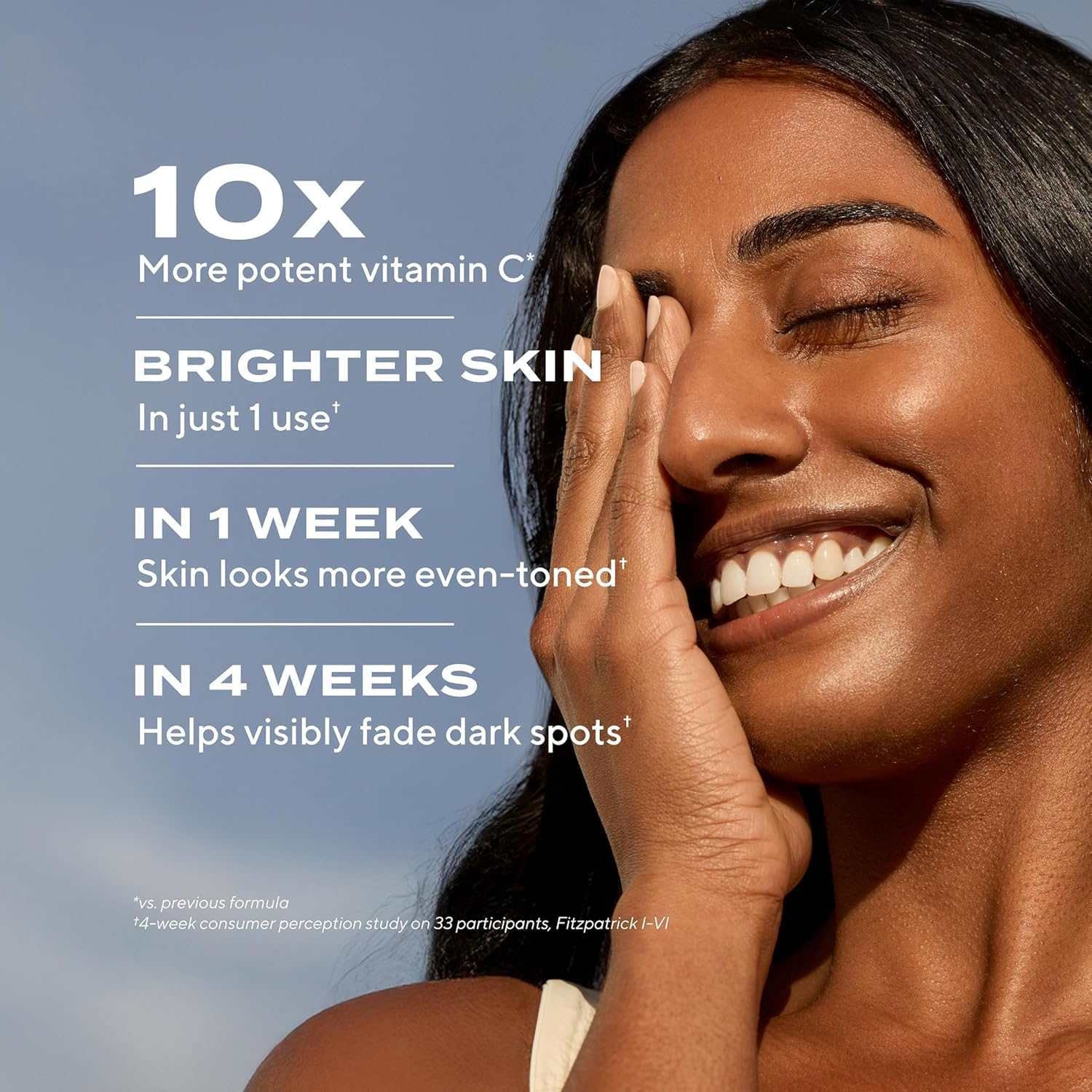 Murad applied on hand illustrating easy blending and instant glow