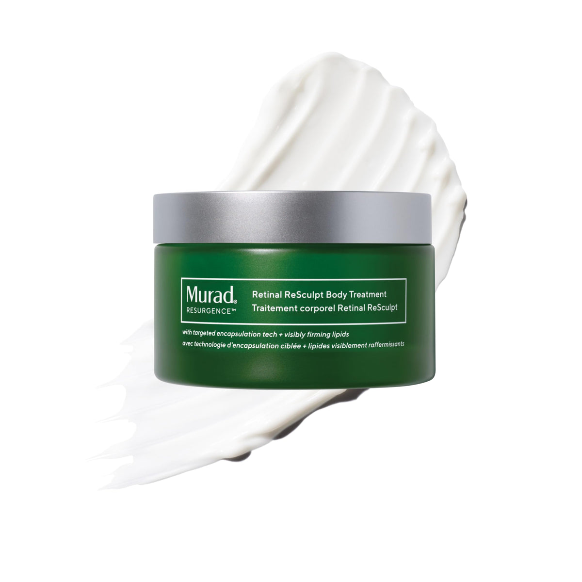 Murad jar front view showing clean packaging and product name, conveys trust