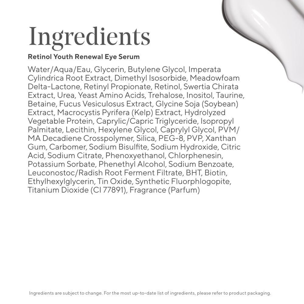 Murad retinol eye serum in a night routine setting showing calming bedtime use