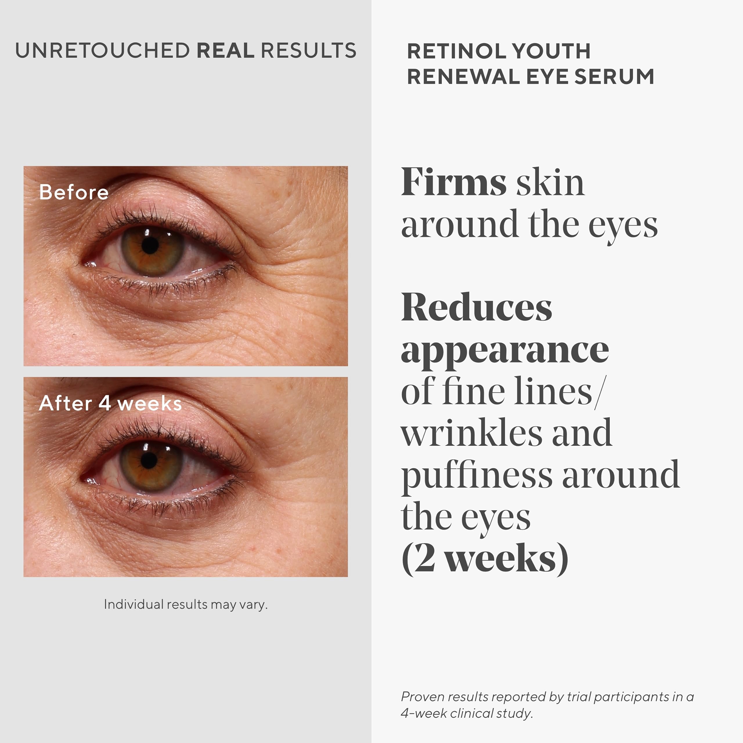 Murad retinol eye serum smooth lightweight texture closeup showing easy absorption