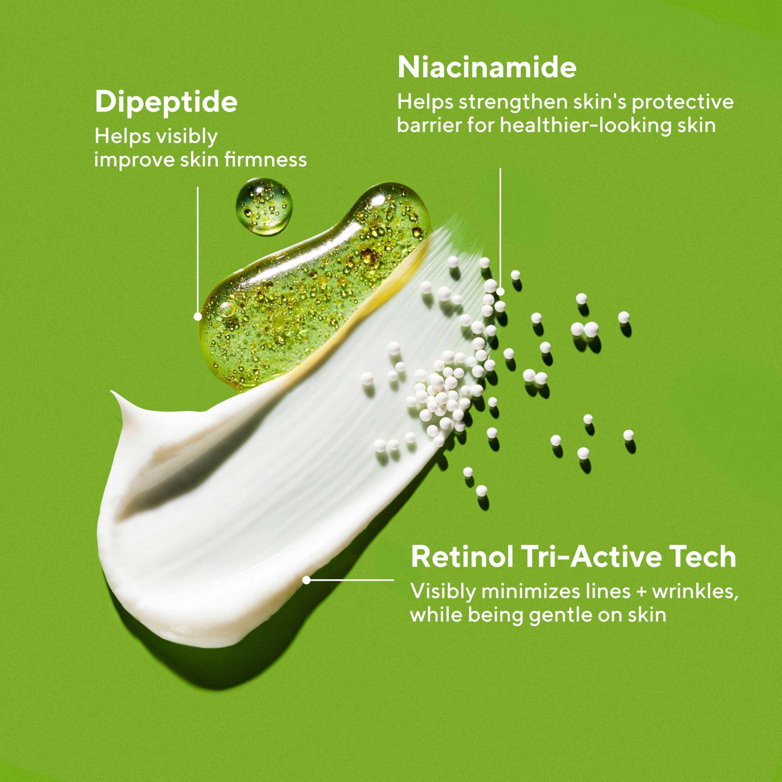 Murad ingredients label highlighting key actives like retinol and niacinamide