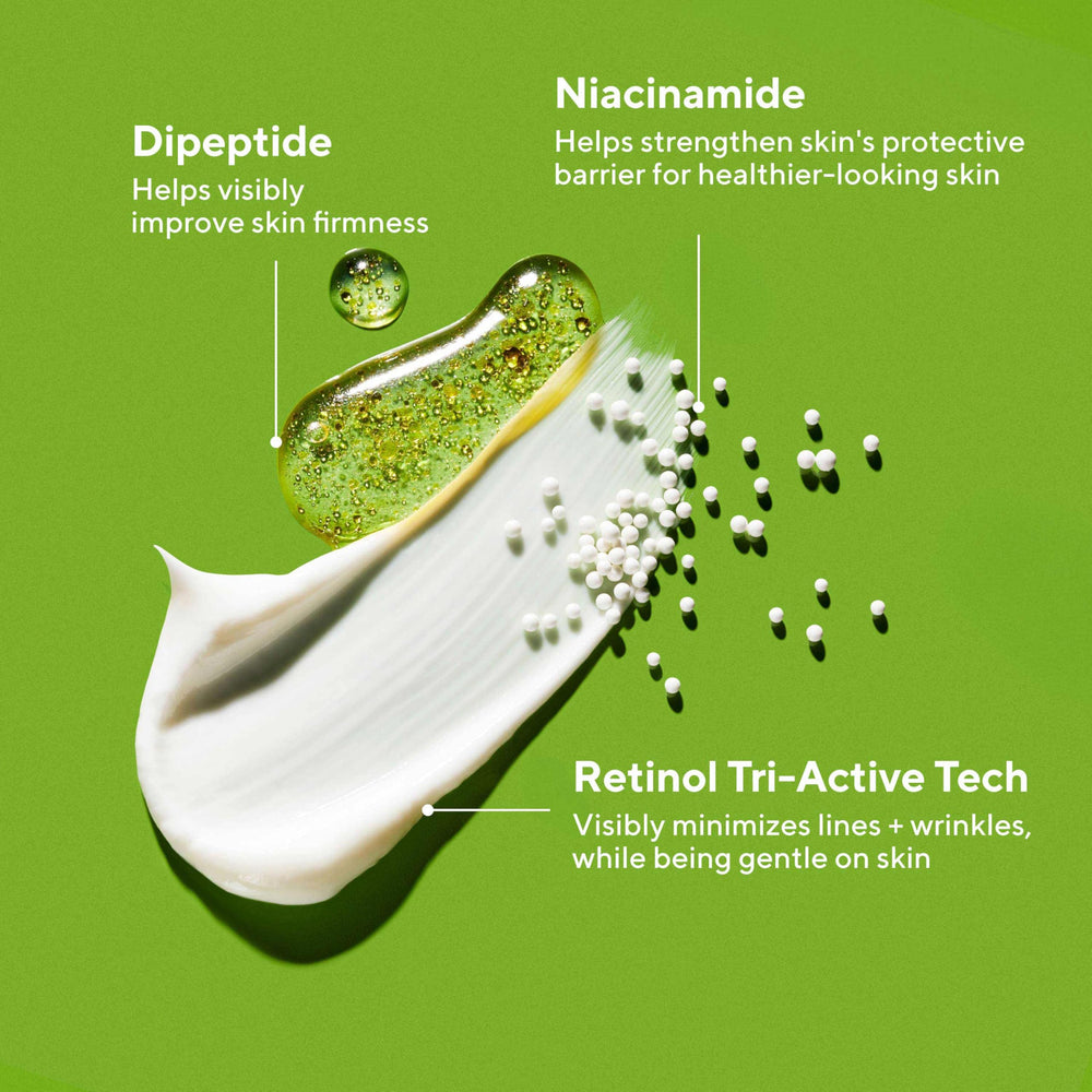 Murad ingredients label highlighting key actives like retinol and niacinamide