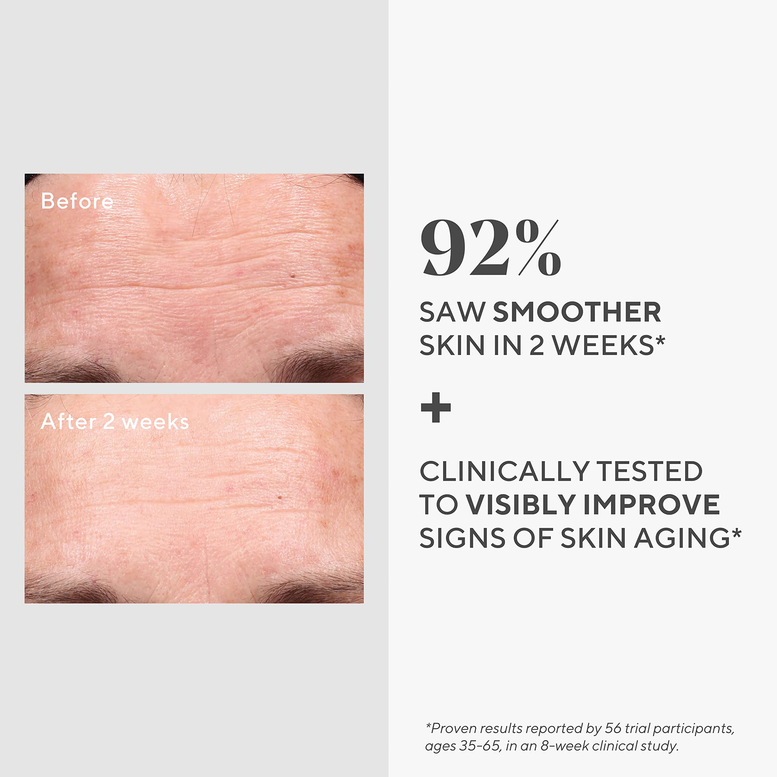 Murad serum texture drop on fingertip showing lightweight hydration and smooth spread