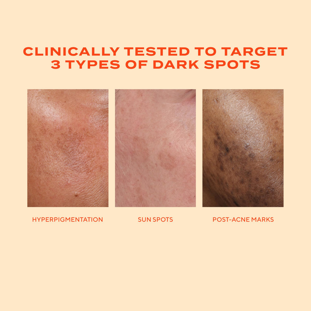 Murad serum applied to model face demonstrating even, layered use